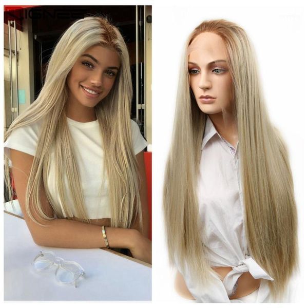 wignee lace front synthetic wig long blonde straight hair heat resistant for women middle part ombre daily soft wigs1, Black
wignee lace front synthetic wig long blonde straight hair heat resistant for women middle part ombre daily soft wigs1, Black