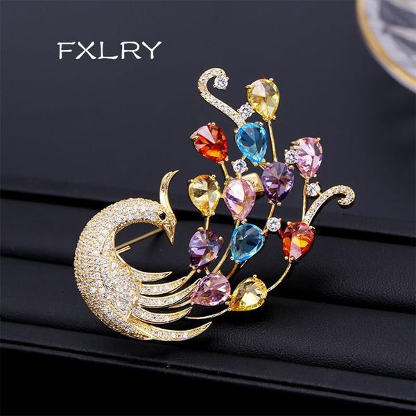 pins, brooches fxlry unique design white /gold color multi cz micro pave setting phoenix bird animal women's jacket suit pin jewel, Gray
pins, brooches fxlry unique design white /gold color multi cz micro pave setting phoenix bird animal women's jacket suit pin jewel, Gray