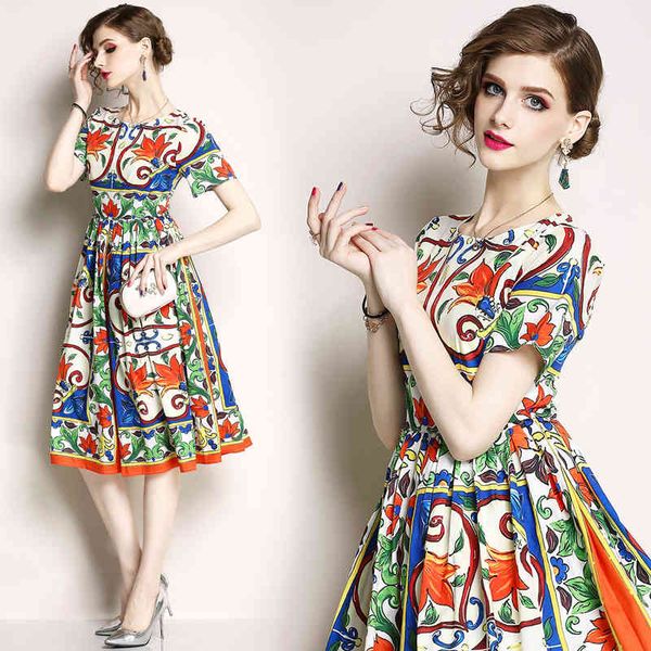 casual dresses summer women runway designer luxury printed short sleeve ball gown chiffon elegant party knee length big swing z88h, Black;gray
casual dresses summer women runway designer luxury printed short sleeve ball gown chiffon elegant party knee length big swing z88h, Black;gray