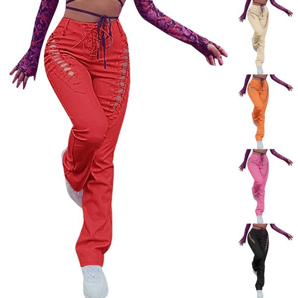 women's pants & capris womens faux leather leggings hollow out gothic punk trousers drawstring bandage cut high waisted, Black;white
women's pants & capris womens faux leather leggings hollow out gothic punk trousers drawstring bandage cut high waisted, Black;white