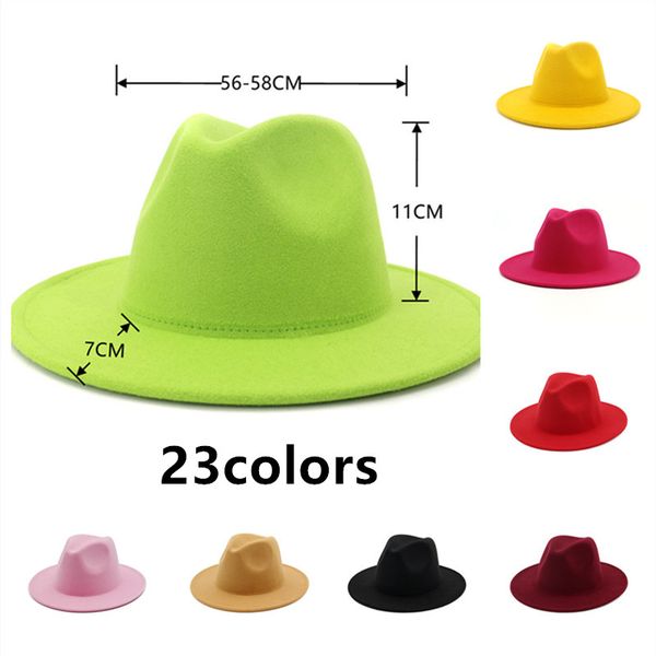 solid color single side wool felt jazz fedora hats elegant men women wide brim panama trilby cap wholesale, Blue;gray
solid color single side wool felt jazz fedora hats elegant men women wide brim panama trilby cap wholesale, Blue;gray