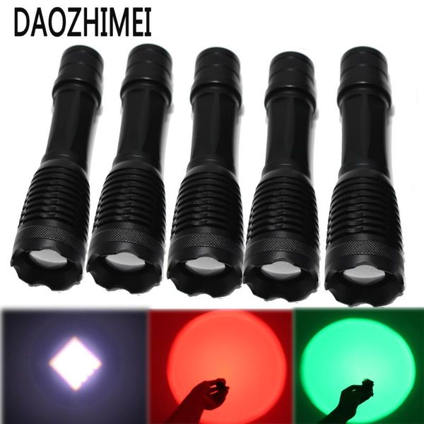 1/3/5/pcs 3800 lumens xm-t6 led white /red/green zoom hunting fishing light tactical lantern flashlights torches
1/3/5/pcs 3800 lumens xm-t6 led white /red/green zoom hunting fishing light tactical lantern flashlights torches