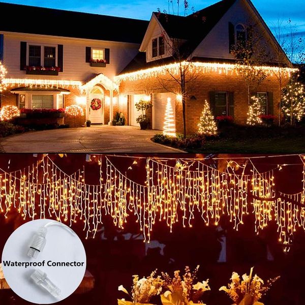 strings christmas lights led garland curtain waterfall icicle string fairy 3.5/5m waterproof for yard decoration
strings christmas lights led garland curtain waterfall icicle string fairy 3.5/5m waterproof for yard decoration