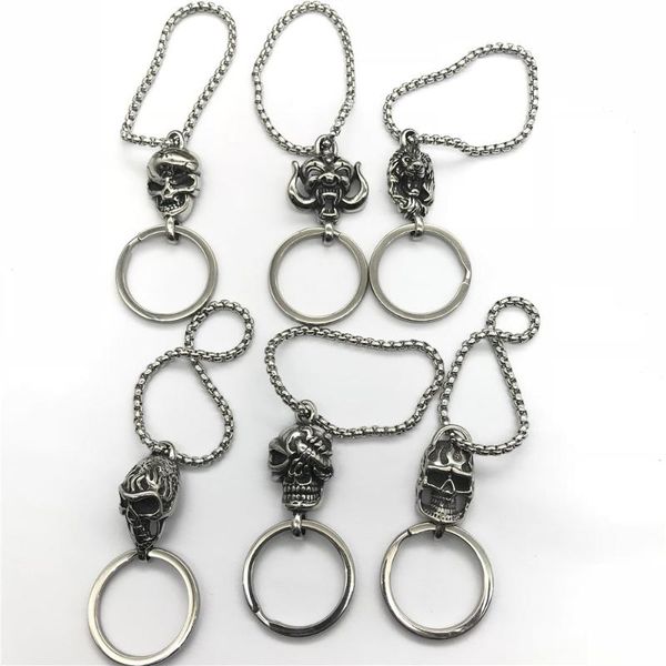 keychains design 316l stainless steel human skulls keychain men women fashion jewelry animal keyring car key chain gifts, Silver
keychains design 316l stainless steel human skulls keychain men women fashion jewelry animal keyring car key chain gifts, Silver