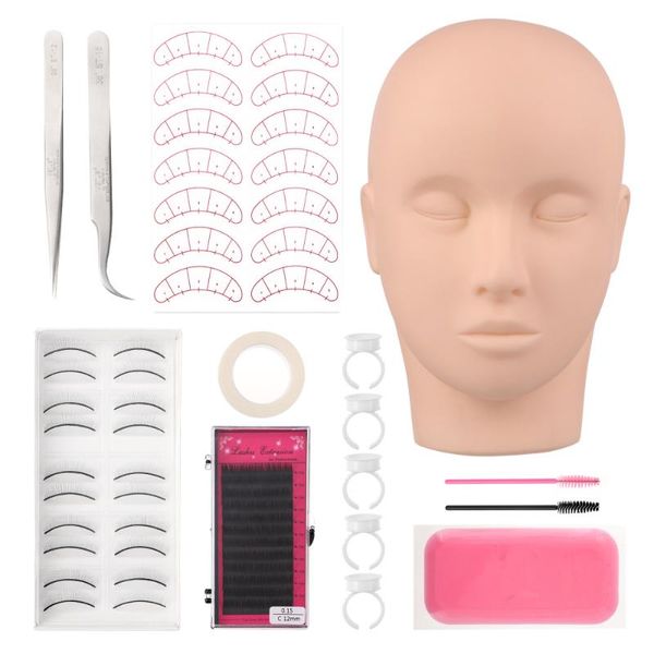 false eyelashes lurrose flat mannequin head with training tools for extending practice extension kit
false eyelashes lurrose flat mannequin head with training tools for extending practice extension kit