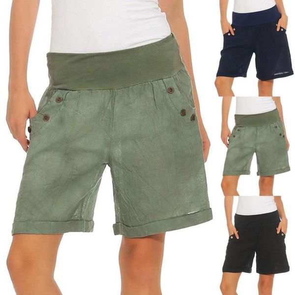 women's shorts women summer polyester short trousers high waist ladies loose and comfortable breeches casual, White;black
women's shorts women summer polyester short trousers high waist ladies loose and comfortable breeches casual, White;black