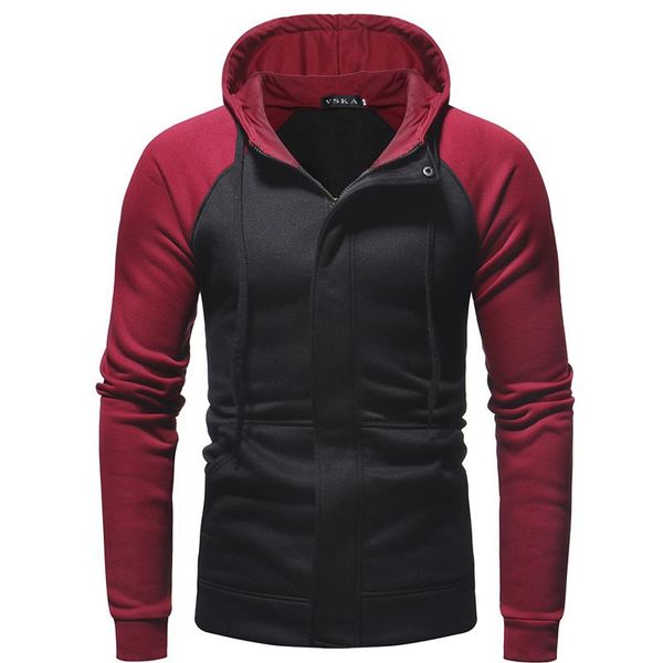 men's hoodies & sweatshirts casual zip up hooded sweatshirt color block contrast fleece hoodie jacket, Black
men's hoodies & sweatshirts casual zip up hooded sweatshirt color block contrast fleece hoodie jacket, Black