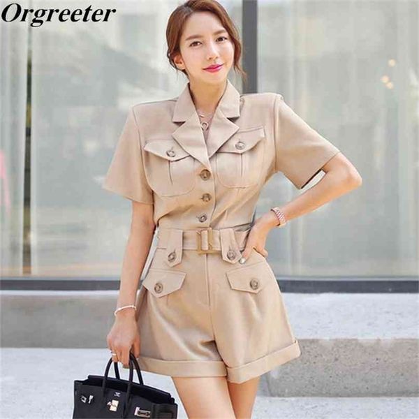 retro fashion england style jumpsuit romper women pockets front button playsuit casual short sleeve wide leg overalls with belt 210602, Black;white
retro fashion england style jumpsuit romper women pockets front button playsuit casual short sleeve wide leg overalls with belt 210602, Black;white
