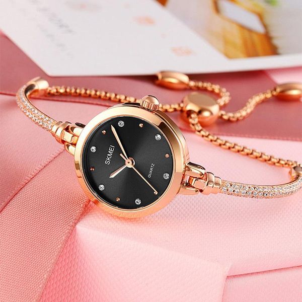 wristwatches skmei women bracelet watch stainless steel quartz ladies waterproof clock relogio feminino 1805 montre femme, Slivery;brown
wristwatches skmei women bracelet watch stainless steel quartz ladies waterproof clock relogio feminino 1805 montre femme, Slivery;brown