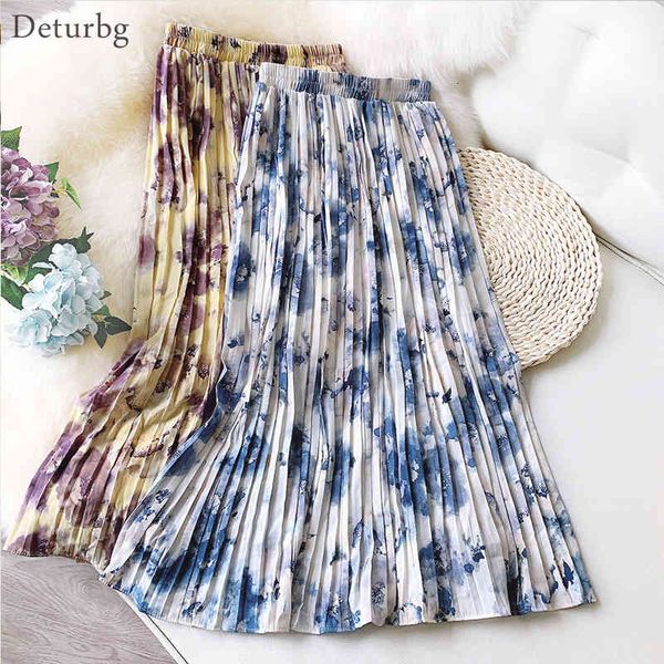 casual dresses women's elegant chinese painting floral skirt with liner korean vintage high waist pleated chiffon midi skirts 2021, Black;gray
casual dresses women's elegant chinese painting floral skirt with liner korean vintage high waist pleated chiffon midi skirts 2021, Black;gray