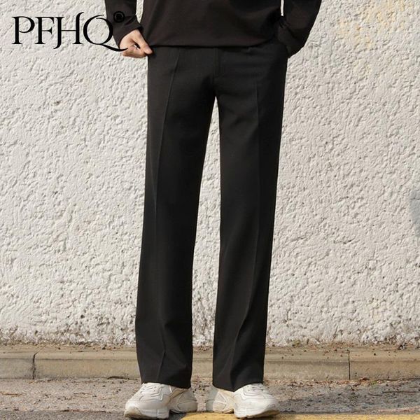 men's suits & blazers pfhq loose straight suit pants mens korean fashion wide leg casual basic tend black trousers spring autumn 21d103, White;black
men's suits & blazers pfhq loose straight suit pants mens korean fashion wide leg casual basic tend black trousers spring autumn 21d103, White;black