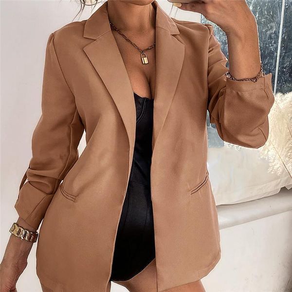 women's suits & blazers fashion jackets for business solid work office ladies long sleeve casual qqoe, White;black
women's suits & blazers fashion jackets for business solid work office ladies long sleeve casual qqoe, White;black
