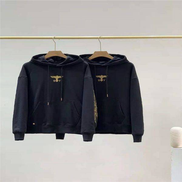 hoodies bo family's autumn printed hoodie, Black 
hoodies bo family's autumn printed hoodie, Black