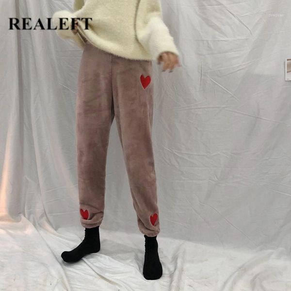 women's pants & capris realeft winter thicken warm harem elastic waist embroidery korean style casual loose trouser, Black;white
women's pants & capris realeft winter thicken warm harem elastic waist embroidery korean style casual loose trouser, Black;white