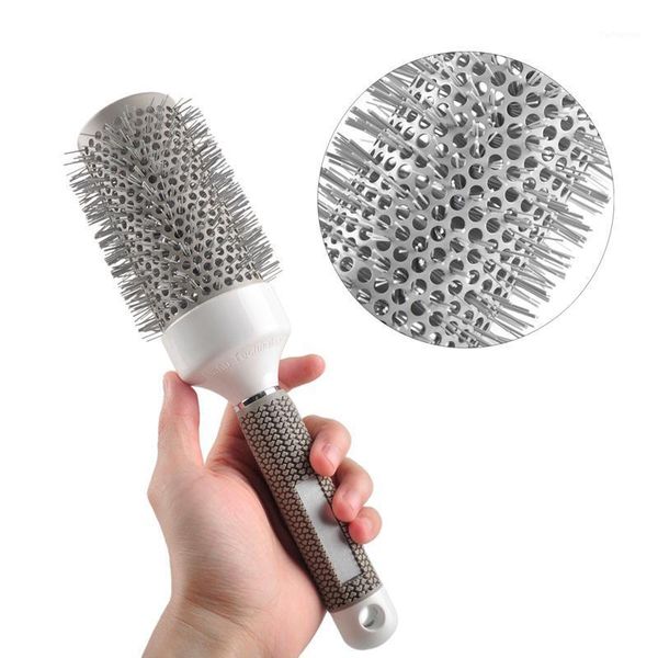 5pcs different size roll round comb barber hair salon dressing styling brush shaping barrel equipment1, Silver
5pcs different size roll round comb barber hair salon dressing styling brush shaping barrel equipment1, Silver