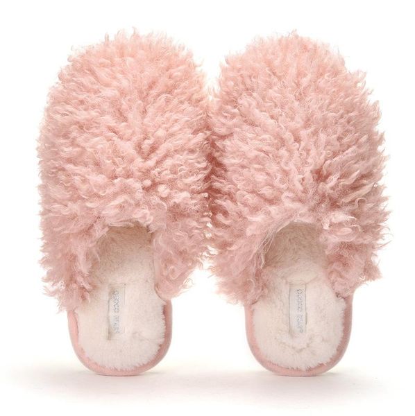 women house slippers fall winter warm fluffy slip on flats slides female faux fur cotton plush mules footwear, Black
women house slippers fall winter warm fluffy slip on flats slides female faux fur cotton plush mules footwear, Black