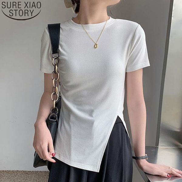 women's blouses & shirts casual solid 5 colors blouse women o-neck split shirt summer fashion short sleeve female clothing blusas mujer, White
women's blouses & shirts casual solid 5 colors blouse women o-neck split shirt summer fashion short sleeve female clothing blusas mujer, White