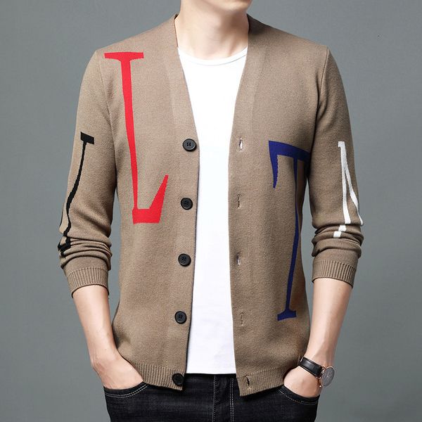 personalized letter printed men's 2021 autumn casual long sleeved sweater cardigan fashion coat trend, Black
personalized letter printed men's 2021 autumn casual long sleeved sweater cardigan fashion coat trend, Black