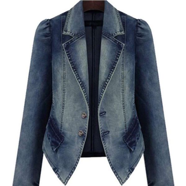 women hole pocket button denim jacket patchwork turn-down collar large size dignified autumn winter coat women fashion 210928, Black;brown
women hole pocket button denim jacket patchwork turn-down collar large size dignified autumn winter coat women fashion 210928, Black;brown