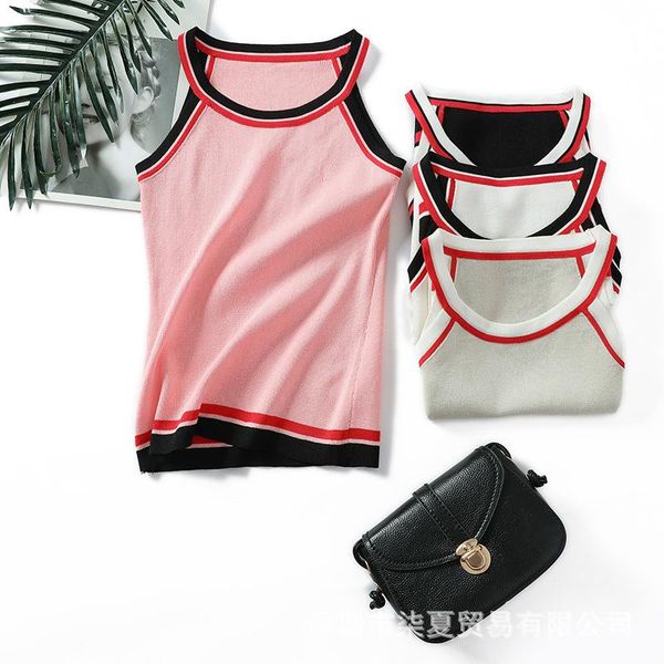 women's sweaters edition knitting summer thin round collar sleeveless pure color small condole belt vest comfortable fashion, White;black
women's sweaters edition knitting summer thin round collar sleeveless pure color small condole belt vest comfortable fashion, White;black
