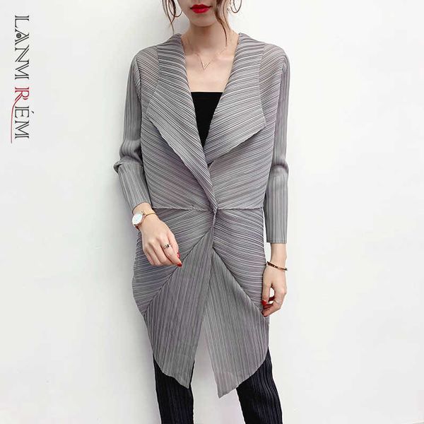 lanmrem high qualty personality pleated long coat for female autumn temperament single button loose trench yj175 210826, Tan;black
lanmrem high qualty personality pleated long coat for female autumn temperament single button loose trench yj175 210826, Tan;black