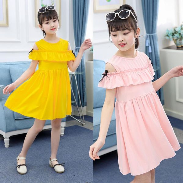 girl's dresses 2021 girl dress kids for girls ruffle pleated spring summer cute beach party 8 10 12 year, Red;yellow
girl's dresses 2021 girl dress kids for girls ruffle pleated spring summer cute beach party 8 10 12 year, Red;yellow