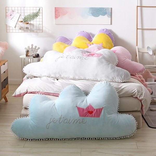 super soft crystal velvet nordic crown cloud large backrest zipper design detachable ins wind pear flower ball bedside cushion/decorative pi
super soft crystal velvet nordic crown cloud large backrest zipper design detachable ins wind pear flower ball bedside cushion/decorative pi