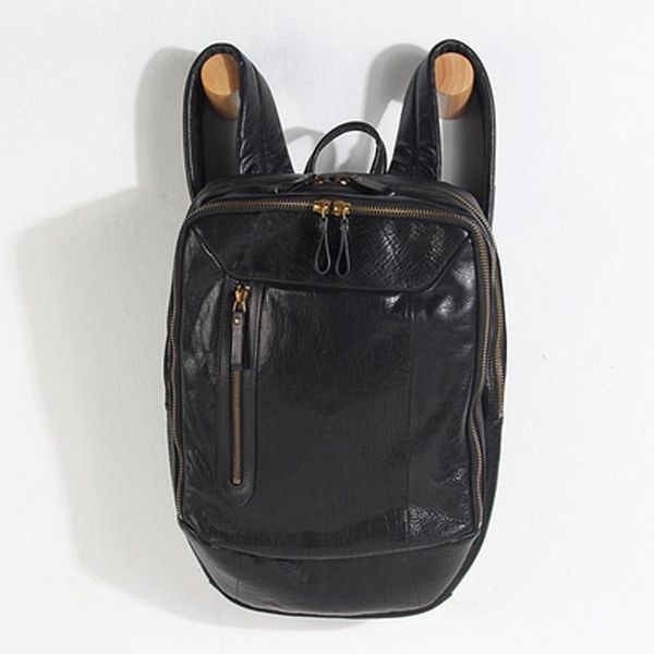 backpack original handmade leather black retro men's multi-layer zipper layer cowhide bag
backpack original handmade leather black retro men's multi-layer zipper layer cowhide bag