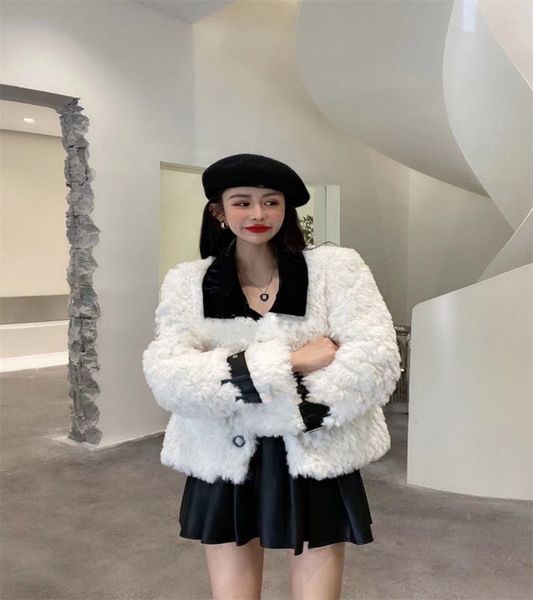 new lamb fur wool coat female korean version loose suede all-in-one motorcycle jackets coats, Black
new lamb fur wool coat female korean version loose suede all-in-one motorcycle jackets coats, Black