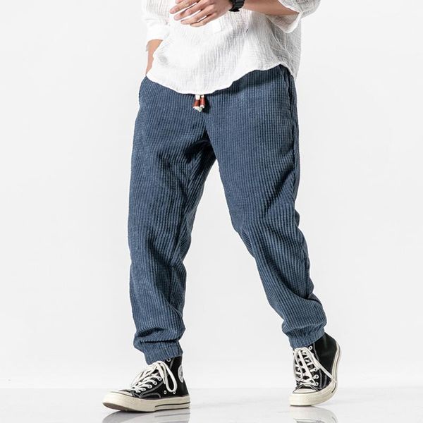 men's pants autumn teenager corduroy pure color corn kernels do old washed chinese style casual, Black
men's pants autumn teenager corduroy pure color corn kernels do old washed chinese style casual, Black