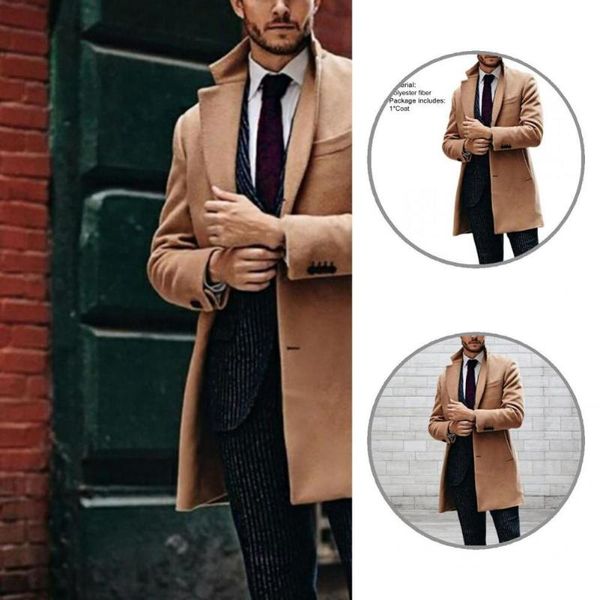 men's jackets british style gorgeous men solid color business coat khaki formal single-breasted for daily wear, Black;brown
men's jackets british style gorgeous men solid color business coat khaki formal single-breasted for daily wear, Black;brown