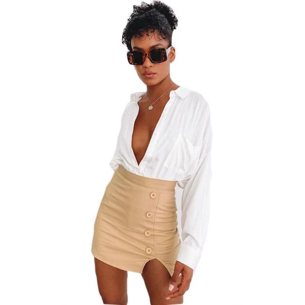 skirts female hip slim a-line skirt high waist button split solid mini color 2021 fashion korean vintage woman, Black
skirts female hip slim a-line skirt high waist button split solid mini color 2021 fashion korean vintage woman, Black