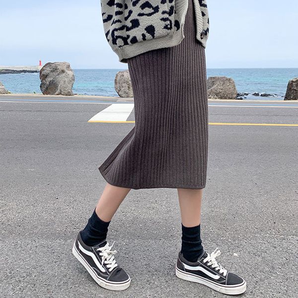 skirts knit skirt women's autumn and winter thick wool s pleated mid-length sweater s split one-step pack hip 5ysz, Black
skirts knit skirt women's autumn and winter thick wool s pleated mid-length sweater s split one-step pack hip 5ysz, Black