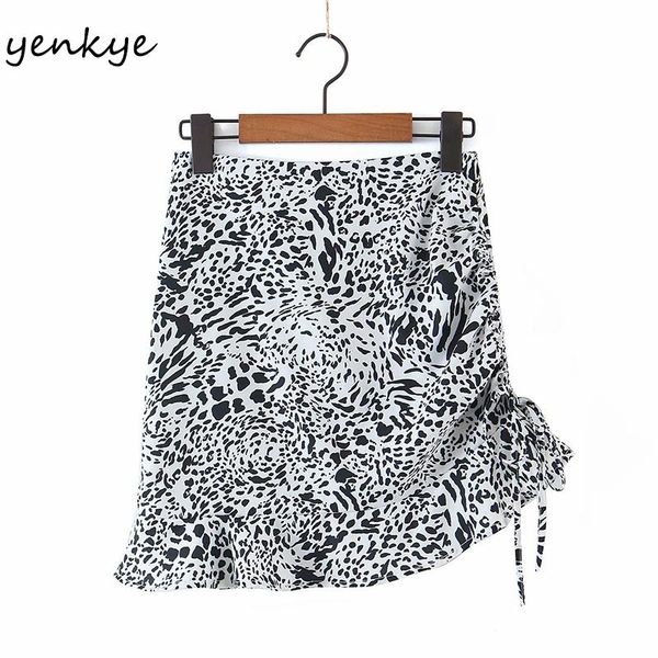 vintage animal print skirt women side drawstring high waist asymmetric mini hem ruffle summer jupe femme skirts, Black
vintage animal print skirt women side drawstring high waist asymmetric mini hem ruffle summer jupe femme skirts, Black