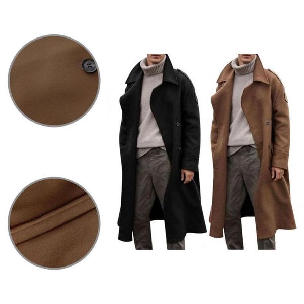 men's trench coats winter coat trendy simple retro style men long thermal non-shrink peacoat, Tan;black
men's trench coats winter coat trendy simple retro style men long thermal non-shrink peacoat, Tan;black