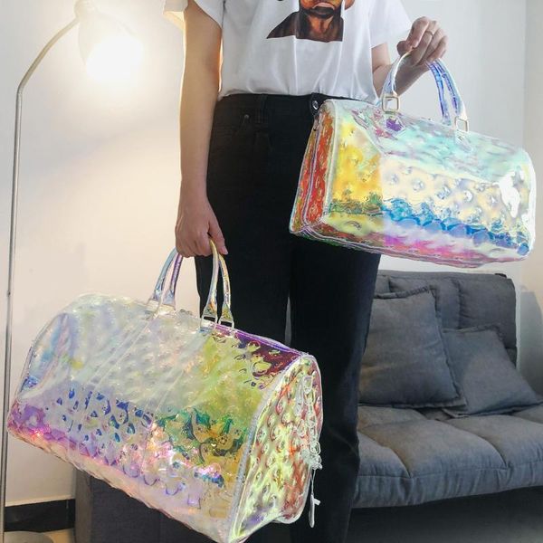 duffel bags high-quality laser large-capacity travel luggage bag summer pvc transparent color crossbody fitness waterproof
duffel bags high-quality laser large-capacity travel luggage bag summer pvc transparent color crossbody fitness waterproof
