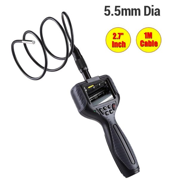cameras 99d 2.7" tft color lcd monitor 5.5mm lens endoscope 1m snake tube pipe borescope inspection surveillance inspector video camera
cameras 99d 2.7" tft color lcd monitor 5.5mm lens endoscope 1m snake tube pipe borescope inspection surveillance inspector video camera