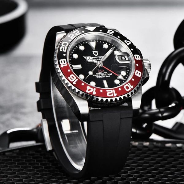 wristwatches pagani design brand 40mm ceramic mechanical watch luxury sapphire glass 100m waterproof gmt reloj hombre, Slivery;brown
wristwatches pagani design brand 40mm ceramic mechanical watch luxury sapphire glass 100m waterproof gmt reloj hombre, Slivery;brown