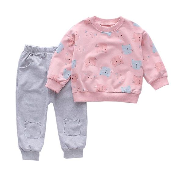 clothing sets children's spring and autumn cartoon long-sleeved suit 1-4 years old girl cotton sports two-piece, White
clothing sets children's spring and autumn cartoon long-sleeved suit 1-4 years old girl cotton sports two-piece, White