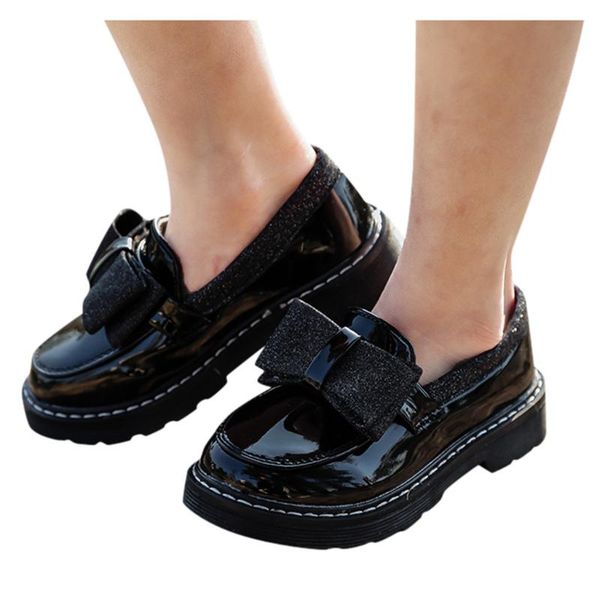 girl shoes for kids pu leather toddler cute bowknot school baby single sneakers, Black;red
girl shoes for kids pu leather toddler cute bowknot school baby single sneakers, Black;red