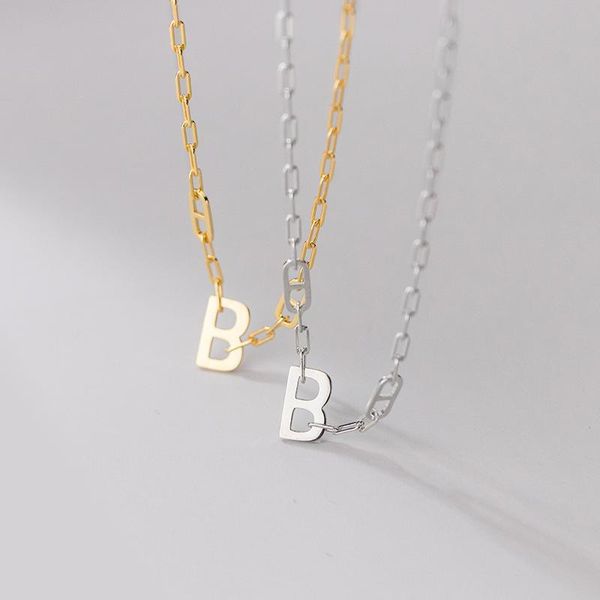 chains real 925 sterling silver necklace for women teen girls b letter initial choker necklaces cute fashion jewelry 2021
chains real 925 sterling silver necklace for women teen girls b letter initial choker necklaces cute fashion jewelry 2021