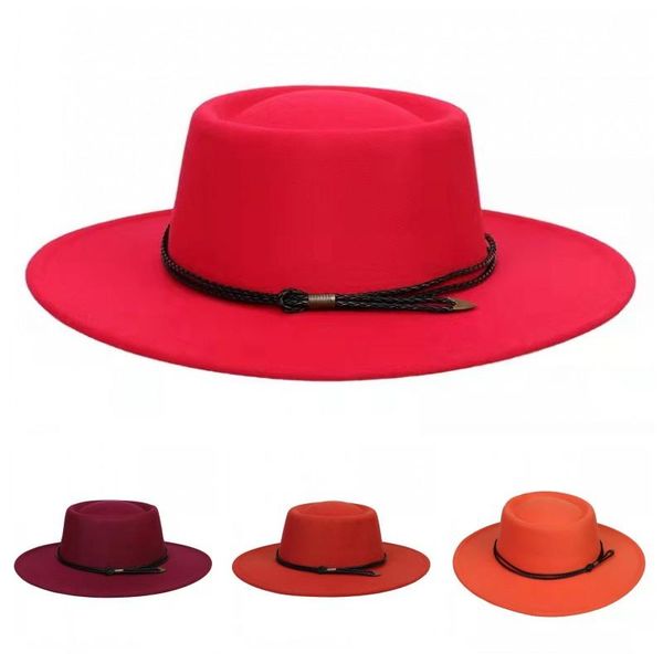 stingy brim hats 2021 autumn and winter jazz hat retro felt lady's fashionable belt buckle woolen caps for men, Blue;gray
stingy brim hats 2021 autumn and winter jazz hat retro felt lady's fashionable belt buckle woolen caps for men, Blue;gray