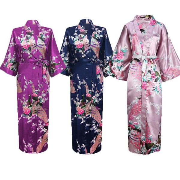 ethnic clothing long style looskimono haori japanese satin peacock woman yukata dress sleepwear oriental chinese qipao nightgown robe, Red
ethnic clothing long style looskimono haori japanese satin peacock woman yukata dress sleepwear oriental chinese qipao nightgown robe, Red