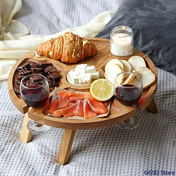 camp furniture 1pc 2 in 1 wooden folding picnic table rack for outdoor camping round deskfoldable wine with glass
camp furniture 1pc 2 in 1 wooden folding picnic table rack for outdoor camping round deskfoldable wine with glass