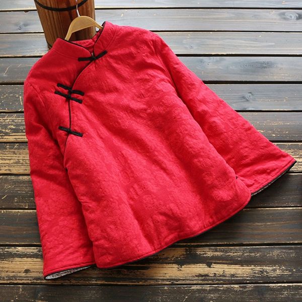 women retro chinese style clothing women coat traditional oriental print qipao elegant hanfu winter tang suit jackets 12154, Red
women retro chinese style clothing women coat traditional oriental print qipao elegant hanfu winter tang suit jackets 12154, Red