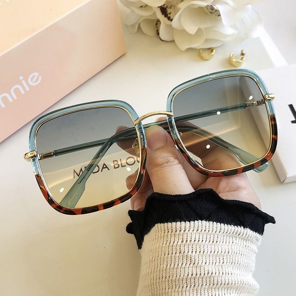 sunglasses women square blue leopard color frame trend glasses oversized sun for female men oculos uv400, White;black
sunglasses women square blue leopard color frame trend glasses oversized sun for female men oculos uv400, White;black