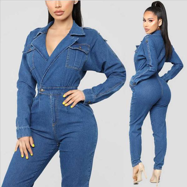 streetwear solid women denim jumpsuits 2021 winter test turn-down collar long sleeve button female's skinny pencil rompers women's, Black;white
streetwear solid women denim jumpsuits 2021 winter test turn-down collar long sleeve button female's skinny pencil rompers women's, Black;white