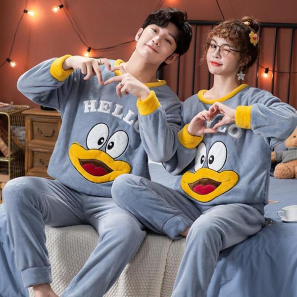fashion nice fat pair winter warm casual flanelling pyjamas men's long mouwen coral flowers 2/pce se, Black;brown
fashion nice fat pair winter warm casual flanelling pyjamas men's long mouwen coral flowers 2/pce se, Black;brown