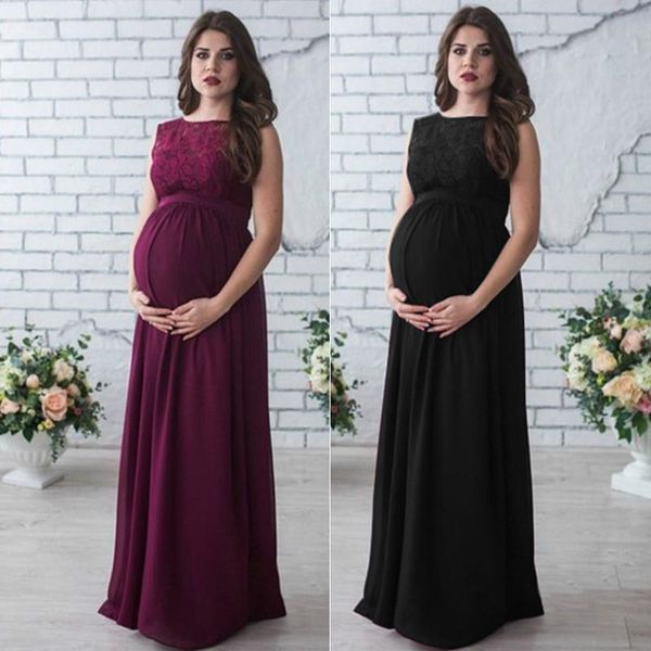 maternity dresses for po shoot sleeveless ruffle gown hollowed 4colors lace clothes women, White
maternity dresses for po shoot sleeveless ruffle gown hollowed 4colors lace clothes women, White