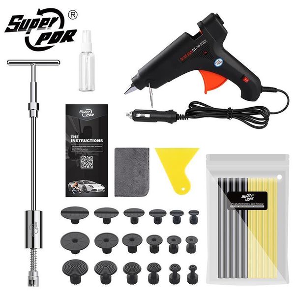 professional hand tool sets super pdr tools paintless dent repair black car charge glue gun bridge puller heavy hammer kit auto body removal
professional hand tool sets super pdr tools paintless dent repair black car charge glue gun bridge puller heavy hammer kit auto body removal